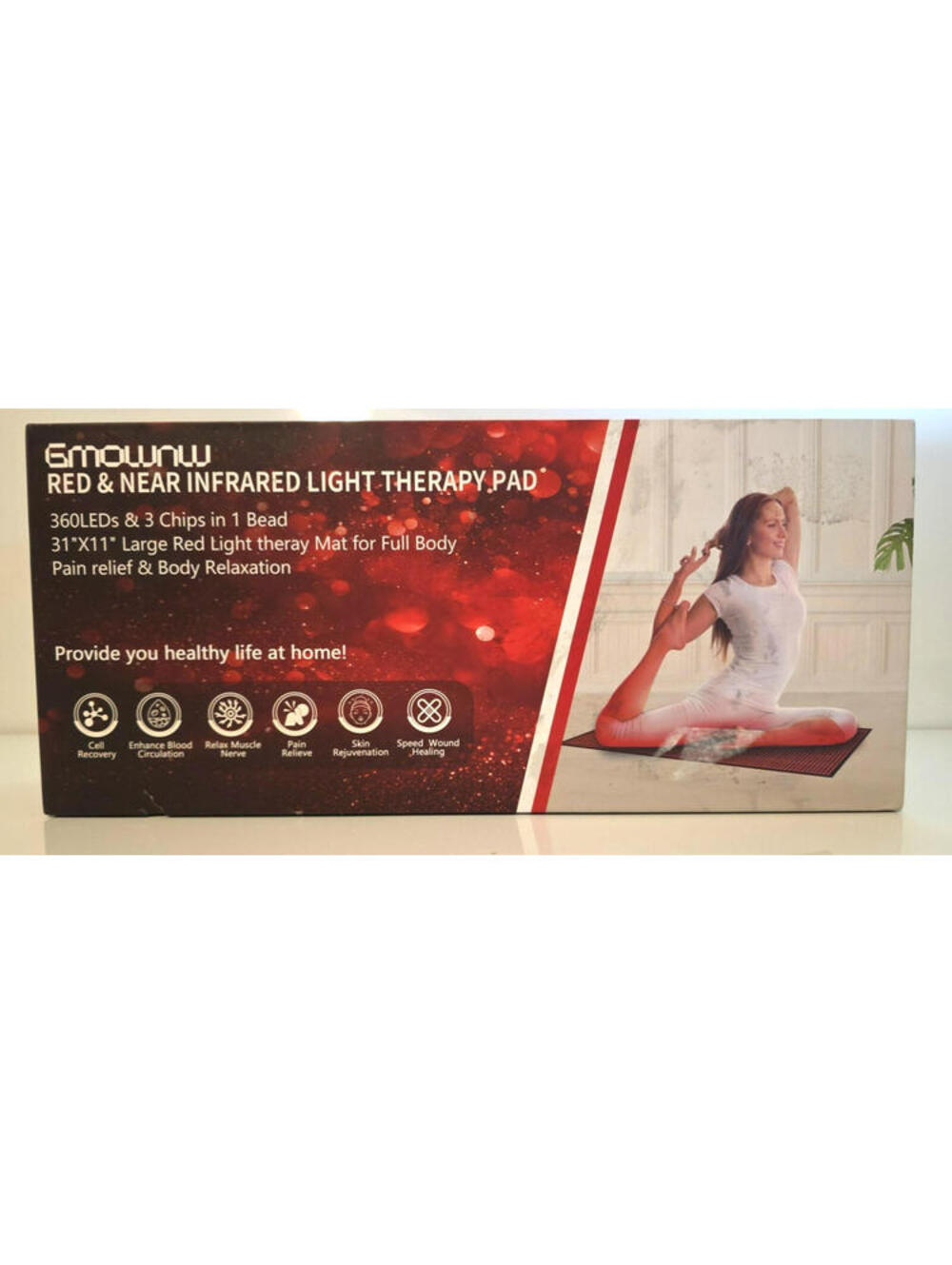 GMOWMW Red Light Therapy Pad for Body 315 118 Red Light Therapy - Picture 3 of 6